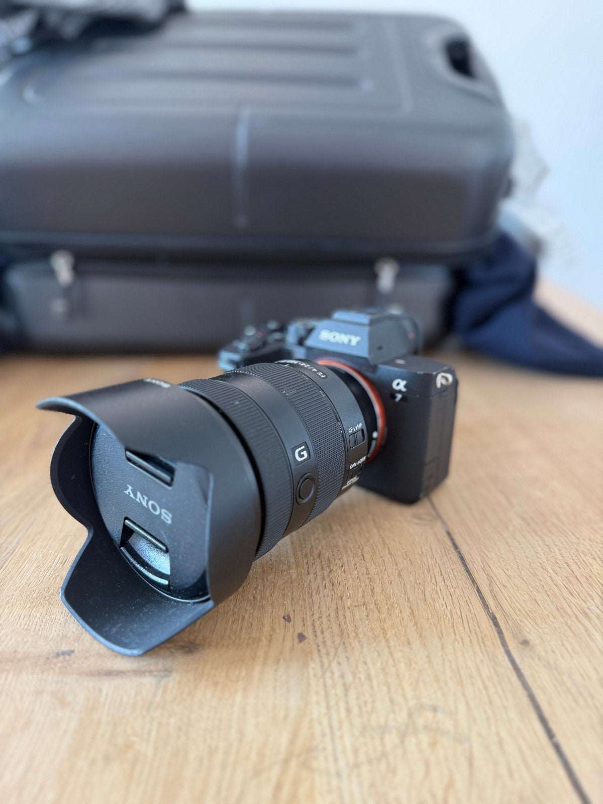 Sony A7 7 III met FE 24-105mm F4 G OSS lens, Beeldstabilisatie, Ophalen of Verzenden, Zo goed als nieuw, 4 t/m 7 keer