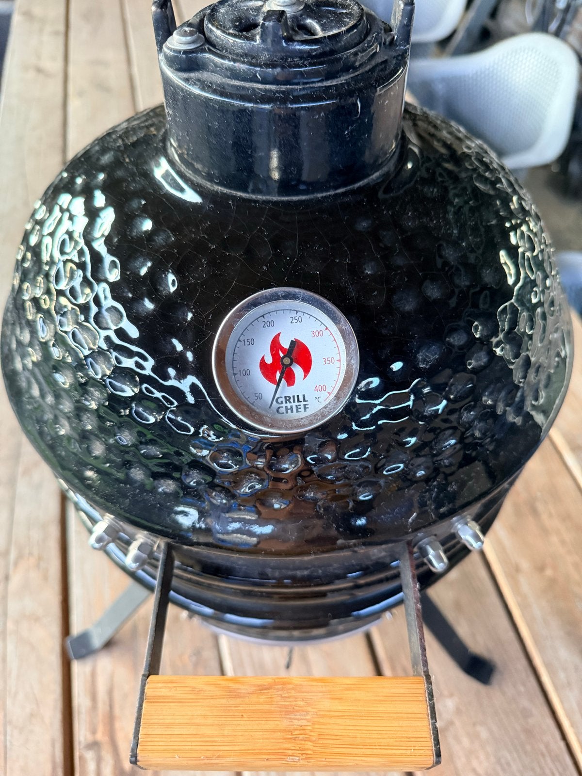 Compacte Kamado BBQ - Grill Chef - Zo goed als nieuw, Ophalen, Zo goed als nieuw