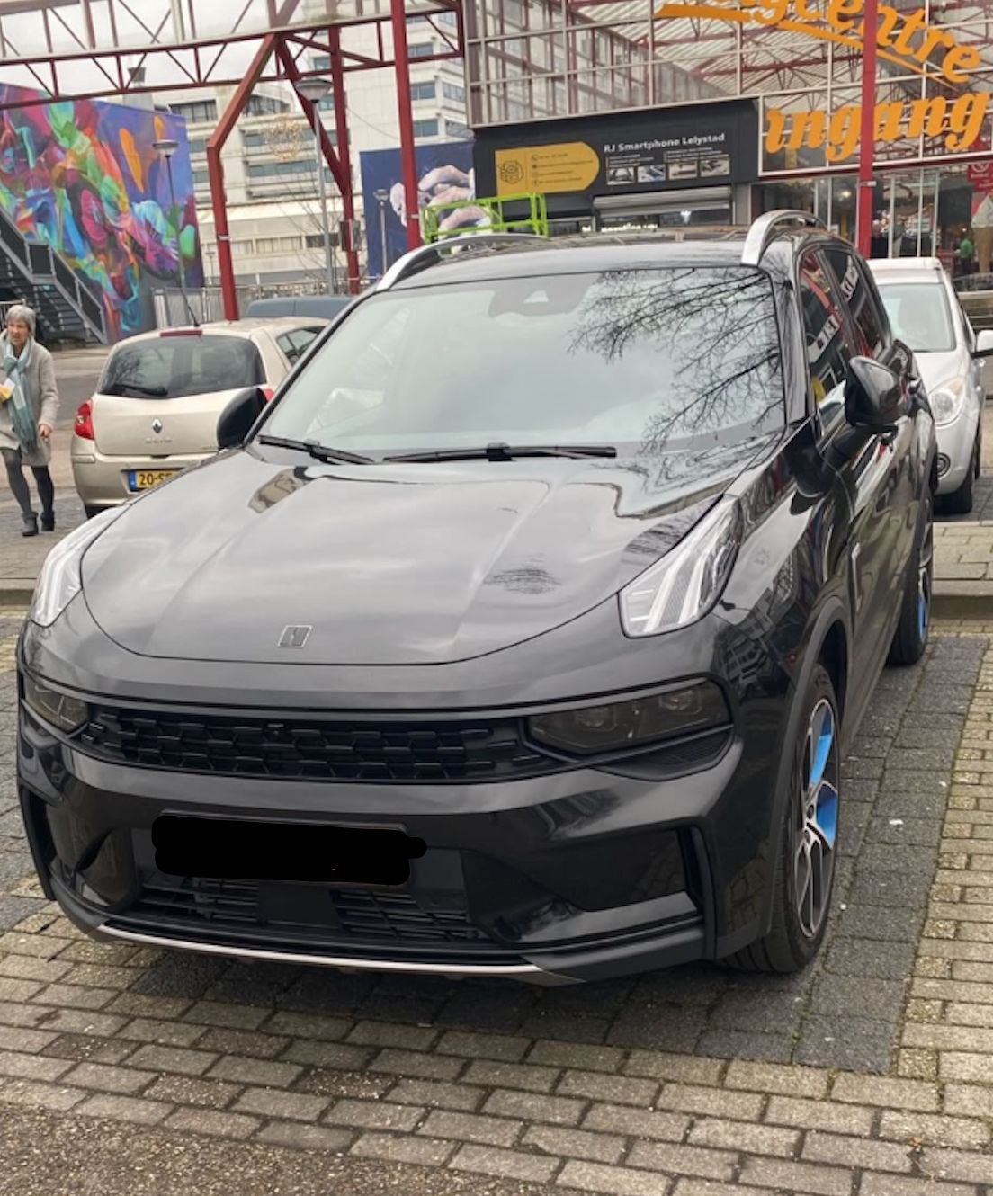 Lynk & Co, Auto's, Automaat, Leder en Stof, Zwart, Lichtsensor