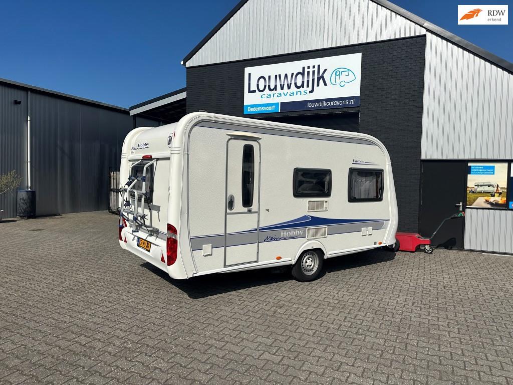 HOBBY Excellent 440 SF ’09 (Mover, Vastbed 210cm), Caravans en Kamperen, Caravans, Vast bed, Hobby, Bedrijf, 750 - 1000 kg