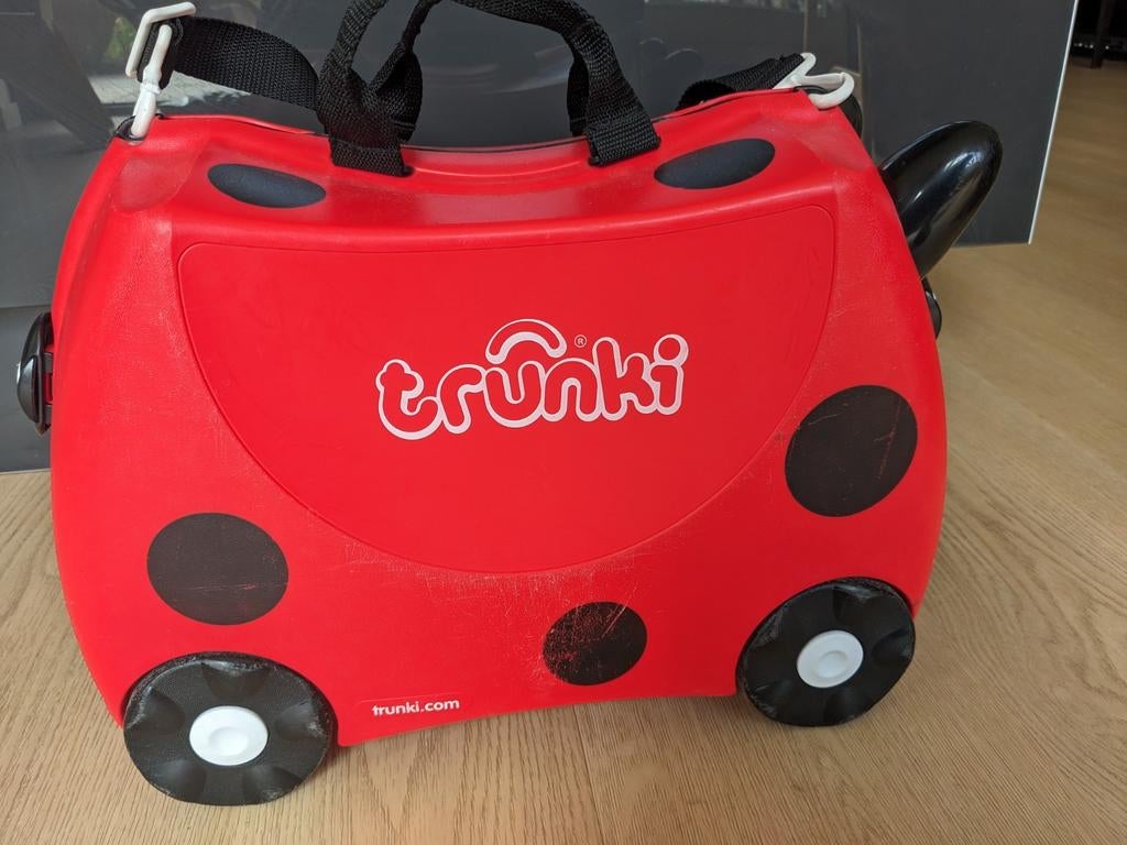 Trunki rolkoffer kinderen, Sieraden, Tassen en Uiterlijk, Koffers, Gebruikt, Hard kunststof, Minder dan 50 cm, Ophalen of Verzenden