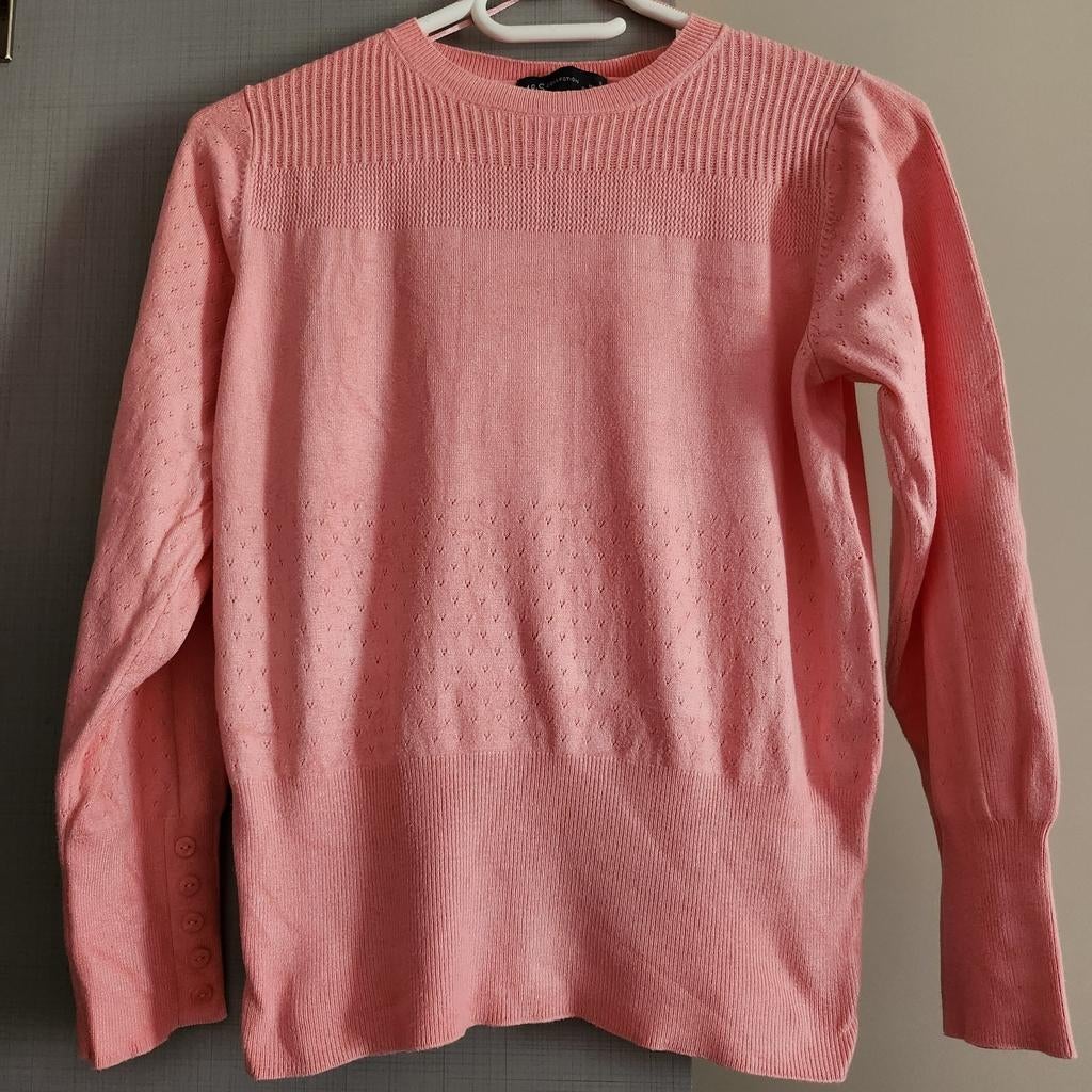 Marks & Spencer trui koraal roze maat 36, Verzenden, Marks & Spencer, Zo goed als nieuw, Roze