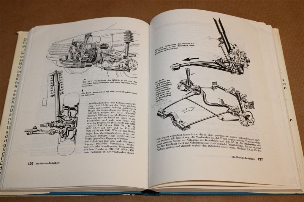 Fahrwerktechnik 1 — Techniek van Onderstel en Banden 1970, Ophalen of Verzenden
