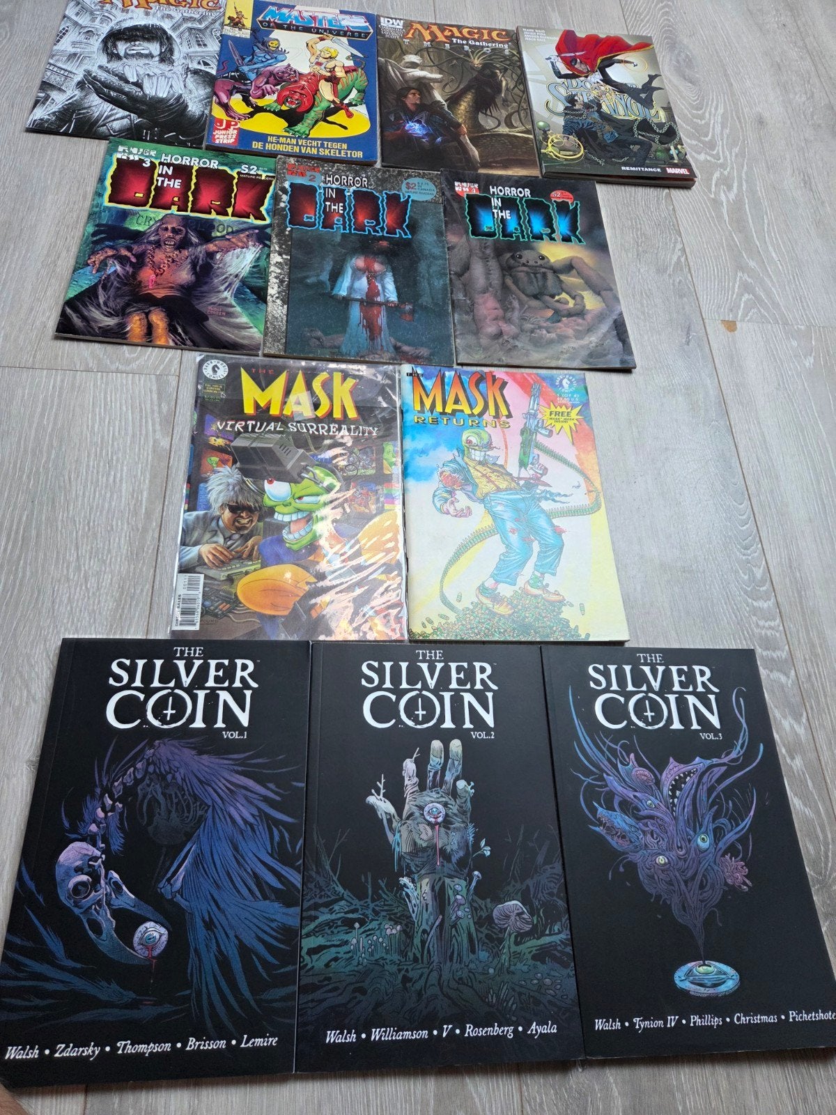Silver Coin + Mask + MOTU + Magic the Gathering + Horror, Boeken, Strips | Comics, Meerdere comics, Ophalen of Verzenden, Zo goed als nieuw