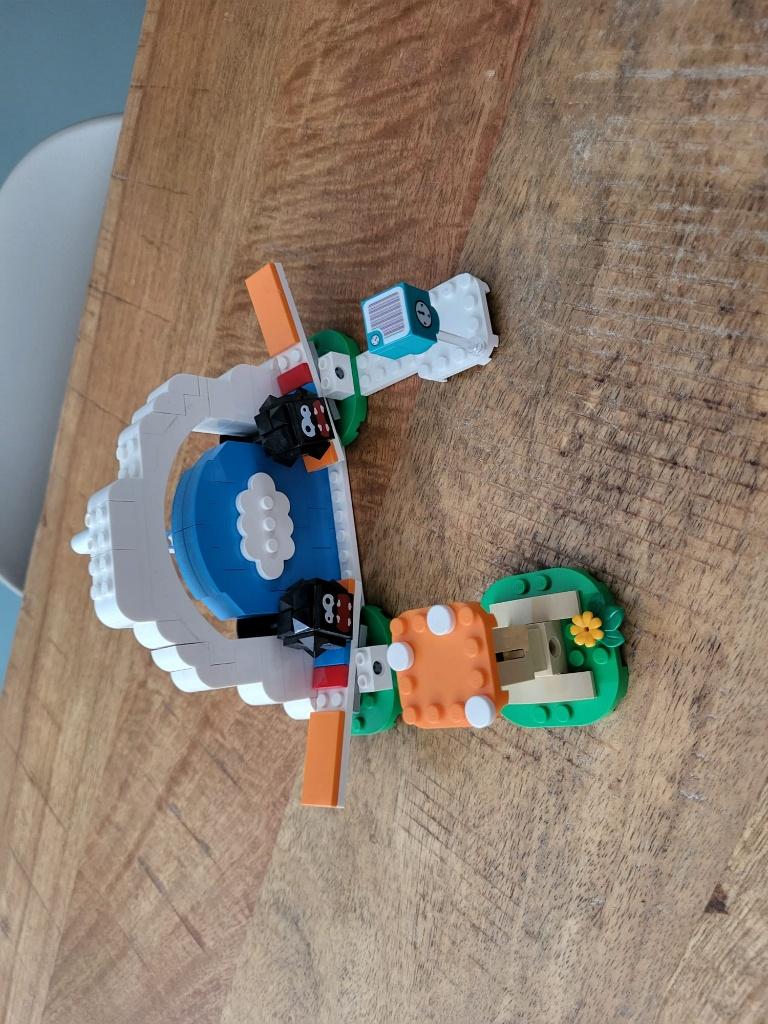 Lego super mario uitbreidingsset Fuzzies en flippers 71405, Ophalen of Verzenden, Zo goed als nieuw, Lego