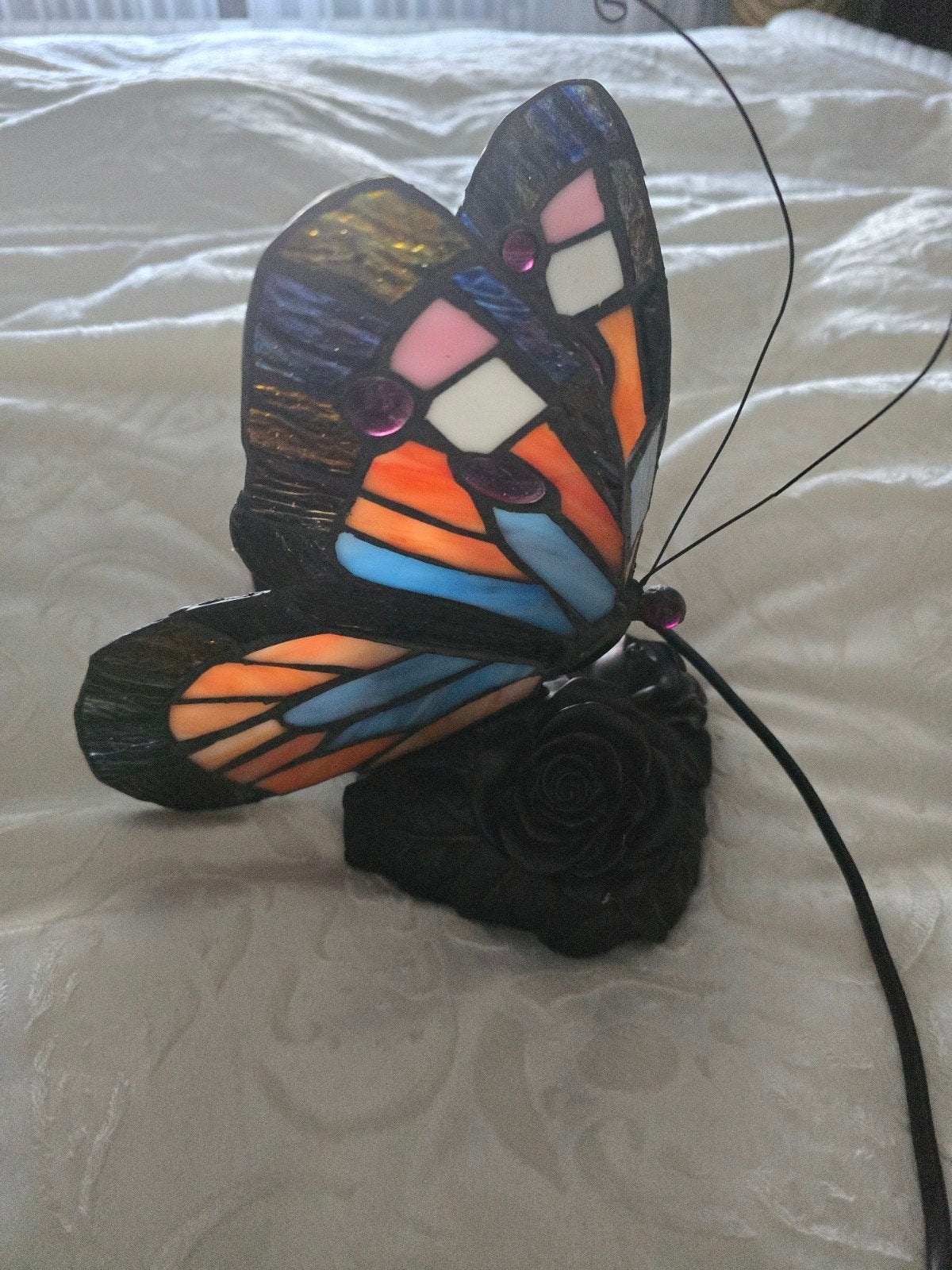 Tiffany Vlinder lamp, Ophalen of Verzenden