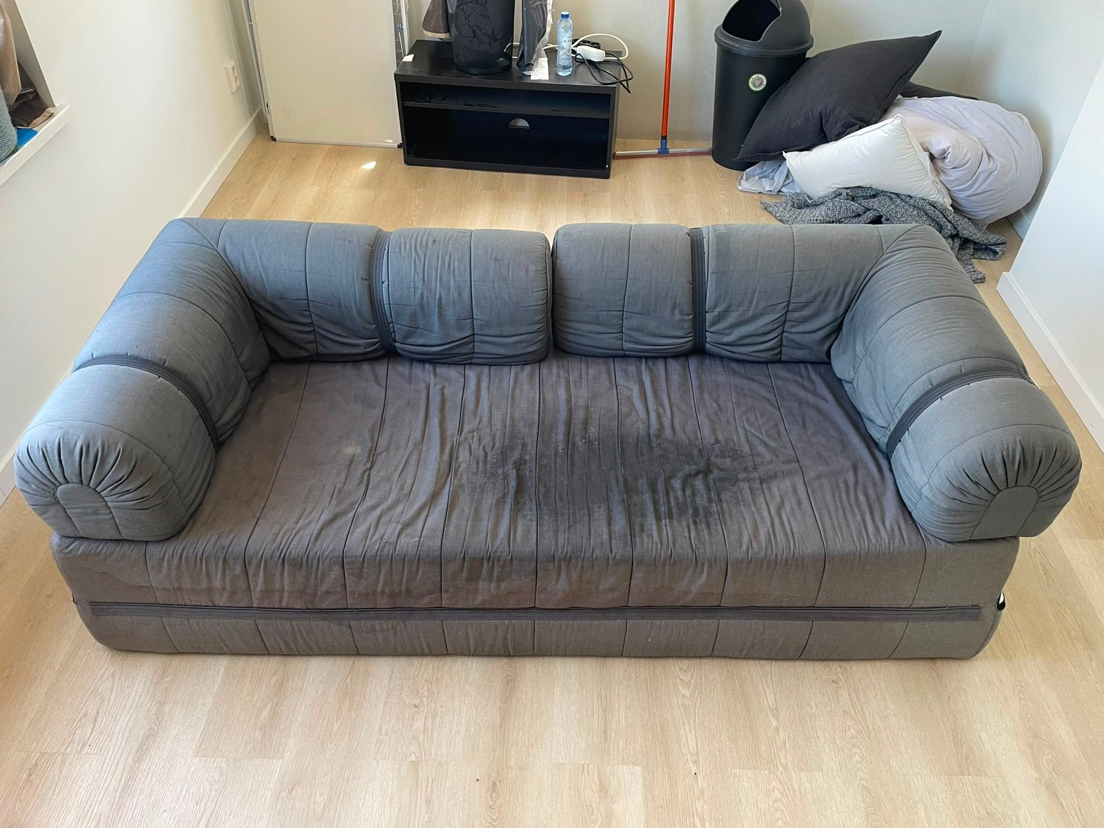 Rotterdam: Slaapbank / dubbel bed, perfect voor studenten, Ophalen, Gebruikt, 150 tot 200 cm, Tweepersoons