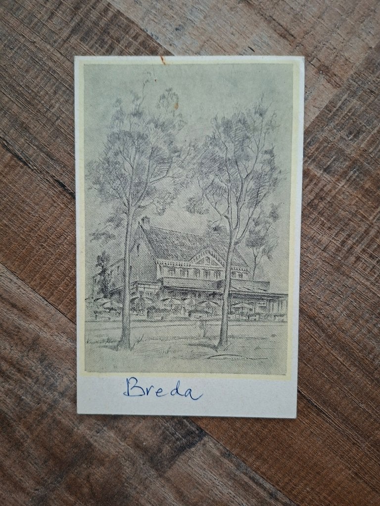 Breda, Ophalen of Verzenden, 1960 tot 1980, Ongelopen, Noord-Brabant