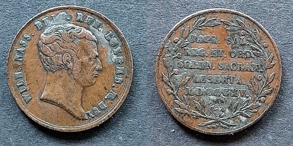 Inhuldiging Willem I Brussel 1815, Verzenden, Brons, Nederland