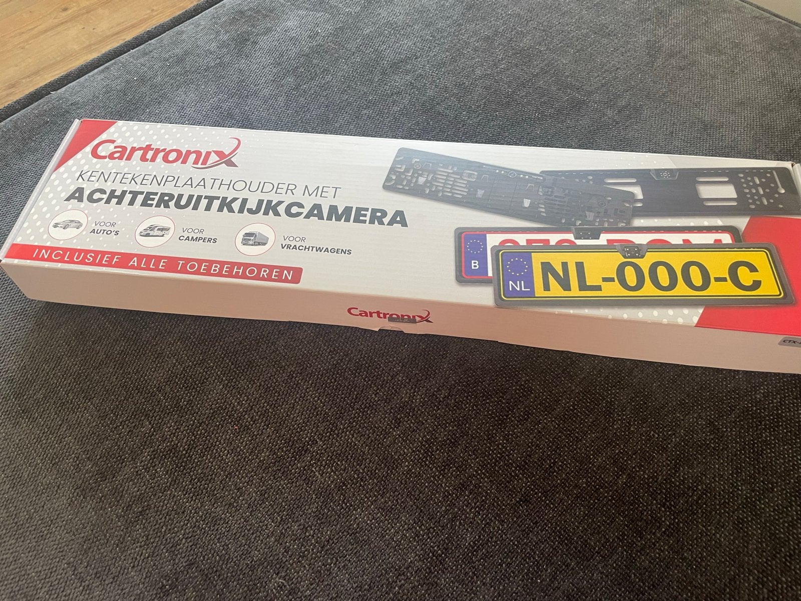 Cartronix Kentekenplaathouder met Achteruitkijkcamera, Ophalen of Verzenden, Nieuw