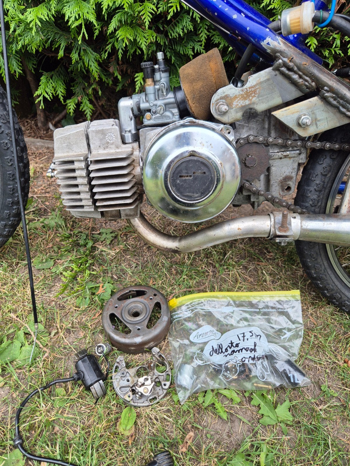70cc Kickstart puch blok, Fietsen en Brommers, Brommeronderdelen | Puch, Ophalen, Zo goed als nieuw, Blok