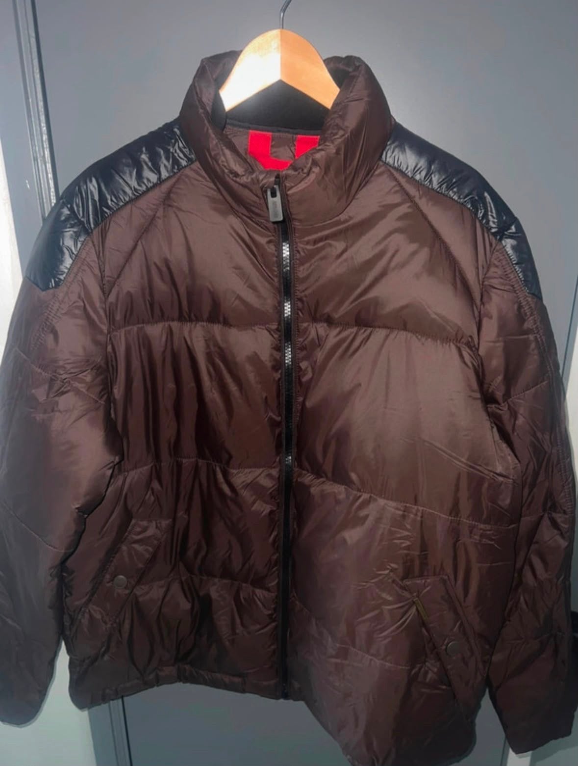 Mooie Heren Esprit dons jas bruin Maat XXL, Ophalen of Verzenden, Zo goed als nieuw, Overige maten, Bruin