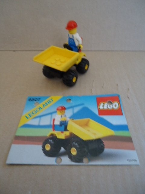 Lego set 6507 minidumper met bouwboekje, Ophalen of Verzenden, Gebruikt