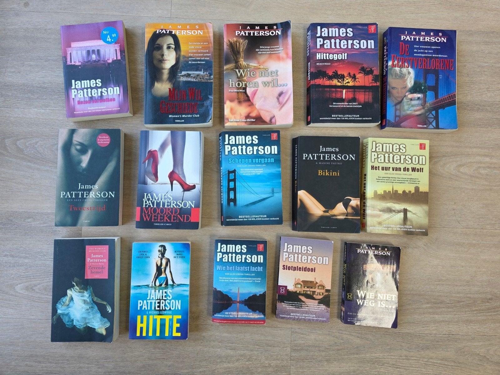 James Patterson Boeken Collectie - Diverse Thrillers, Boeken, Romans, Ophalen of Verzenden, Gelezen, James Patterson, Nederland