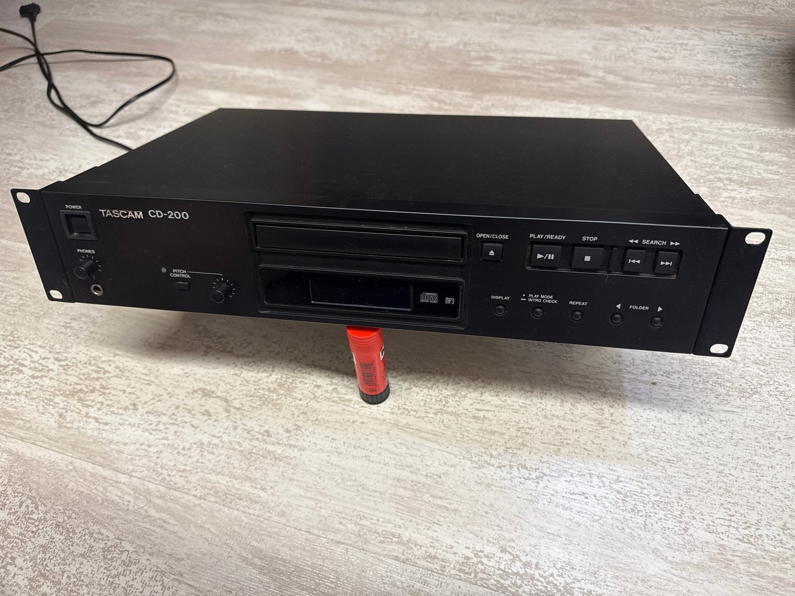 Tascam CD-200 CD-speler - Professionele Rackmount Audio, Audio, Tv en Foto, Ophalen, Gebruikt, Overige merken