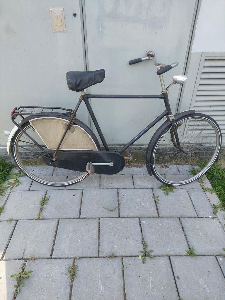 Herenfiets Lakro jaren '50, Fietsen en Brommers, Fietsen | Heren | Herenfietsen, Ophalen, Gebruikt, Overige merken