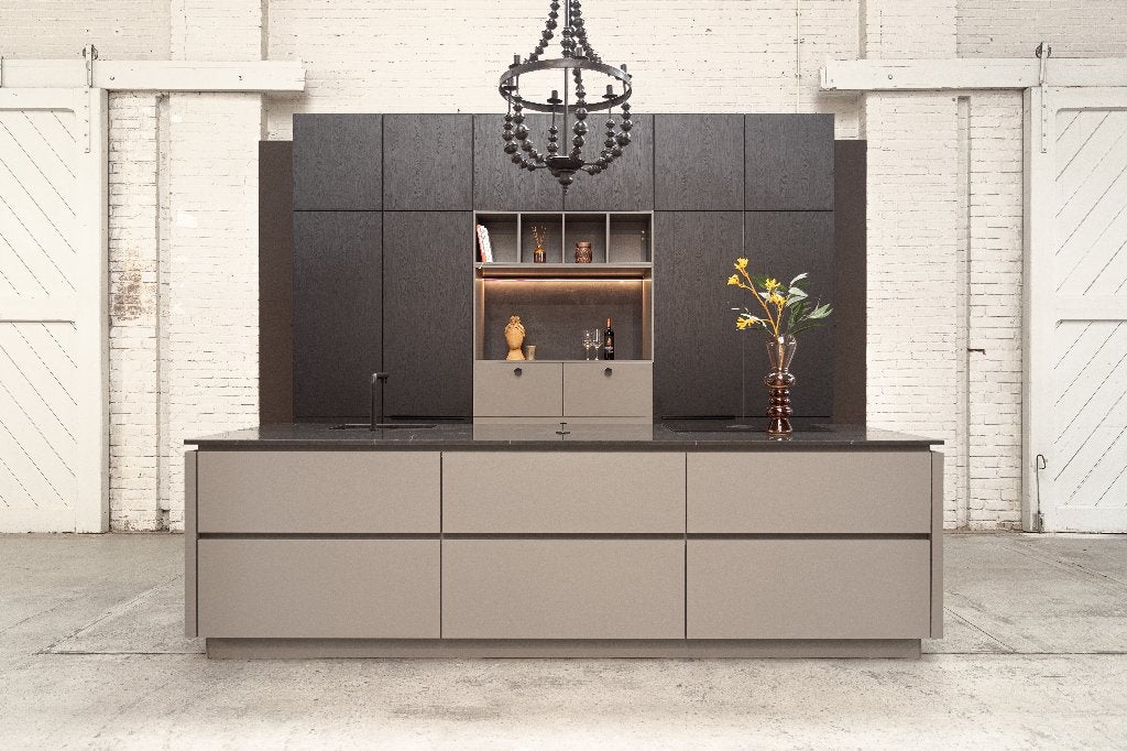 Complete showroomkeuken met kookeiland BORA, Bosch, comp., Ophalen, Contact@jkokeukens.nl, Nieuw, Composiet