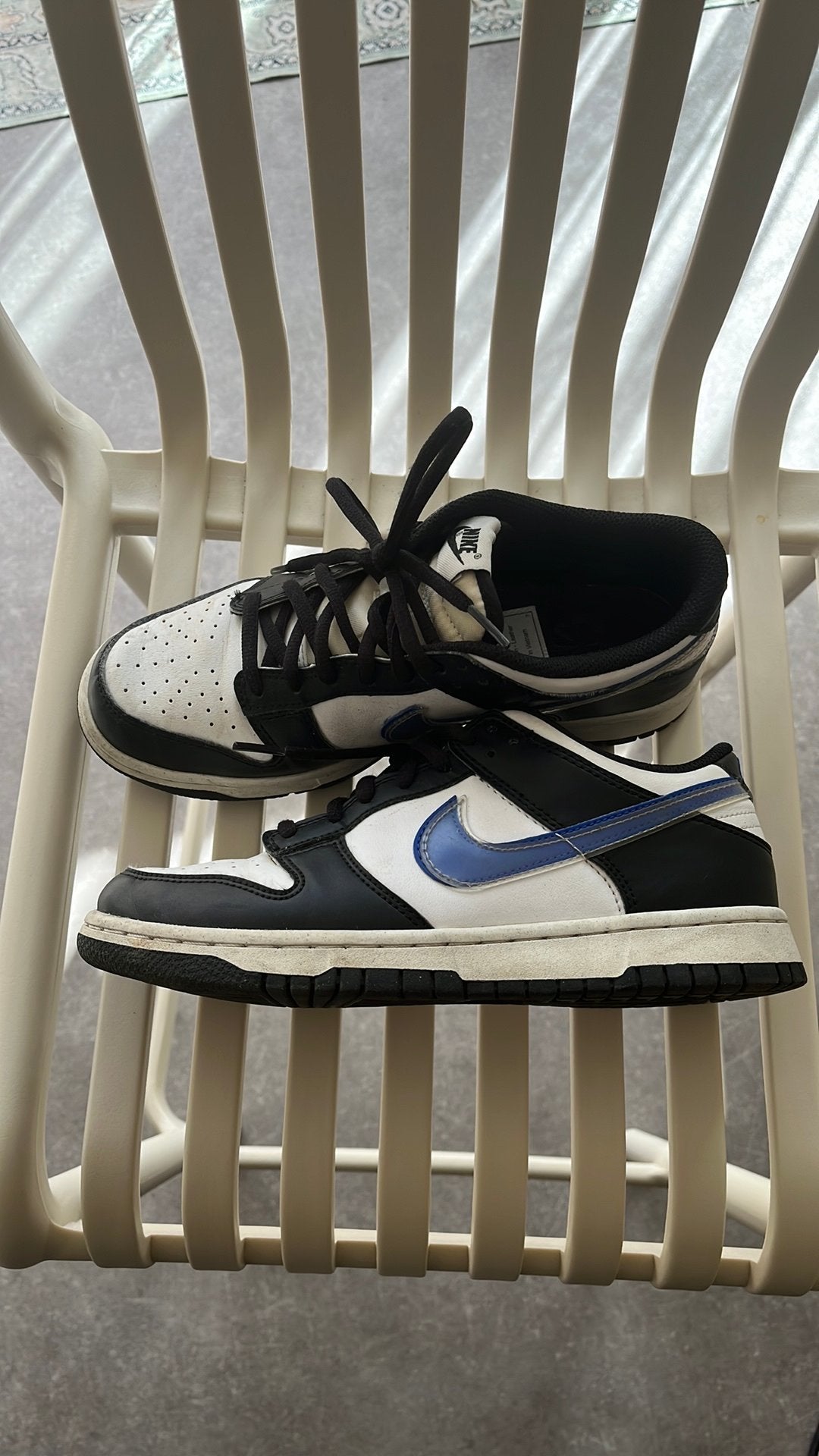 Nike maat 38,5 wit, blauw, zwart, Ophalen of Verzenden, Zo goed als nieuw