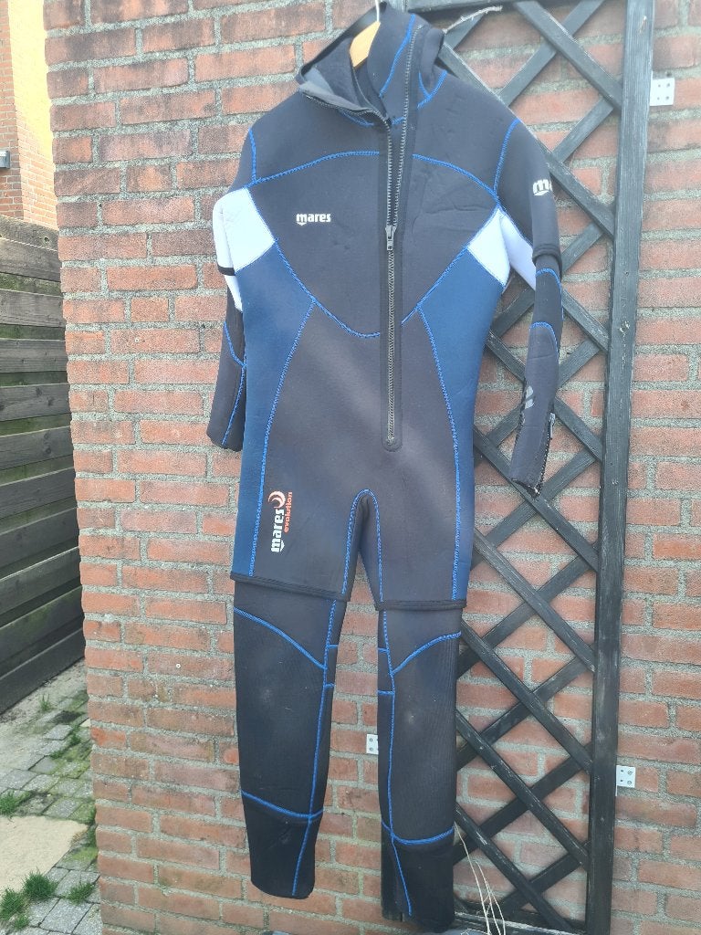 Duikpak Heren Mares Evolution MT 6,5 Man 1,80, Ophalen of Verzenden, Gebruikt, Duikpak