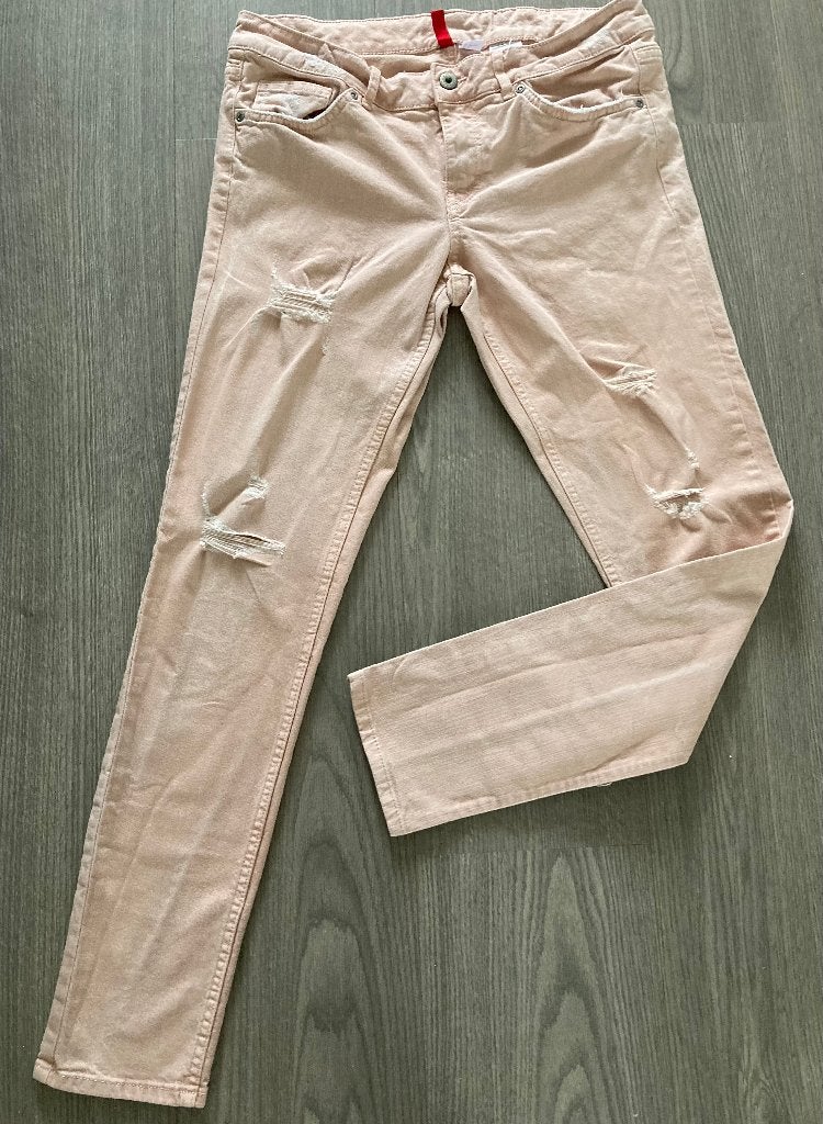 Heel leuke trashed zachtroze jeans spijker broek , mt 38, Kleding | Dames, Ophalen of Verzenden, Gedragen, Overige kleuren, W30 - W32 (confectie 38/40)