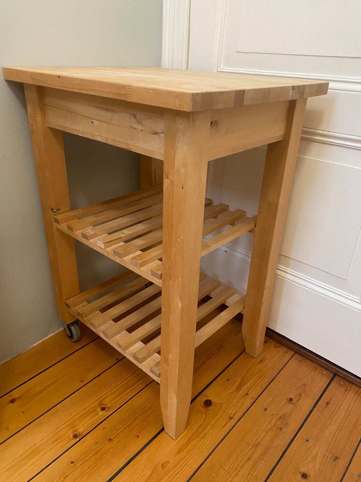 Keuken roltafel / trolley, Ophalen, 50 tot 100 cm, Zo goed als nieuw, Minder dan 100 cm