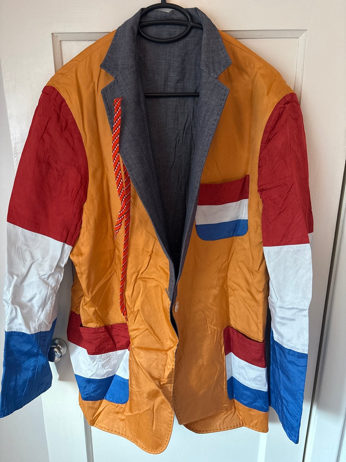 Heren Colbert Holland Thema Feest Rood Wit Blauw Oranje Maat, Ophalen of Verzenden, Maat 52/54 (L)