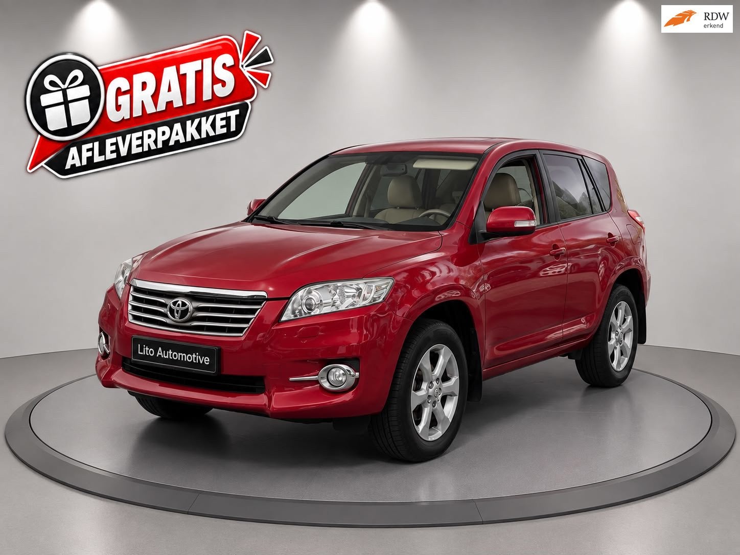 Toyota RAV4 |4x4|LEDER/ALCANTARA|CAMERA|AUTOMAAT|AIRCO|, Auto's, Euro 5, Gebruikt, 4 cilinders, Origineel Nederlands