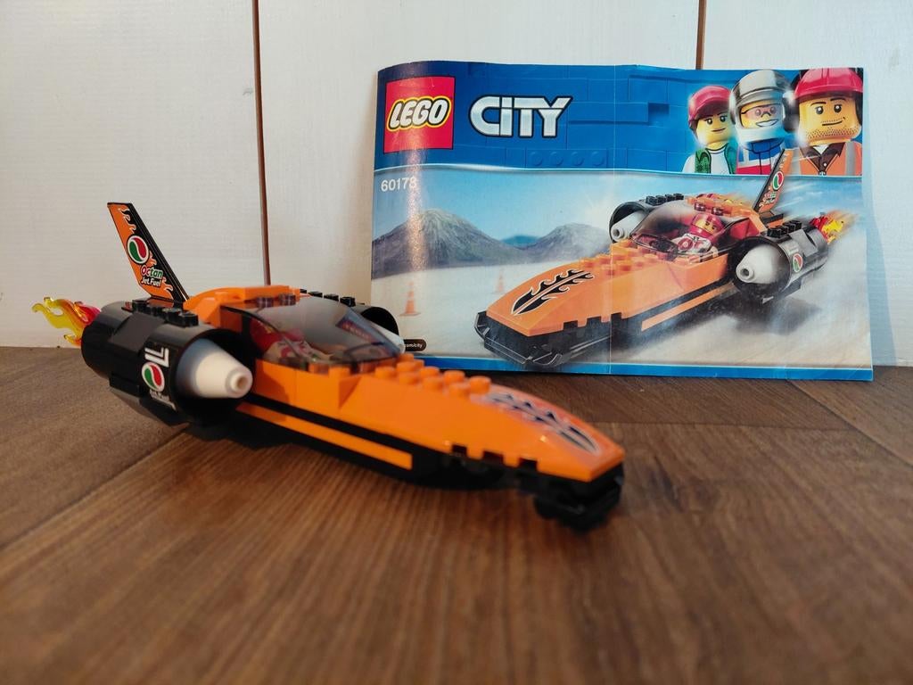 Lego City 60178 - snelheidsrecordauto, Ophalen of Verzenden, Zo goed als nieuw, Complete set, Lego