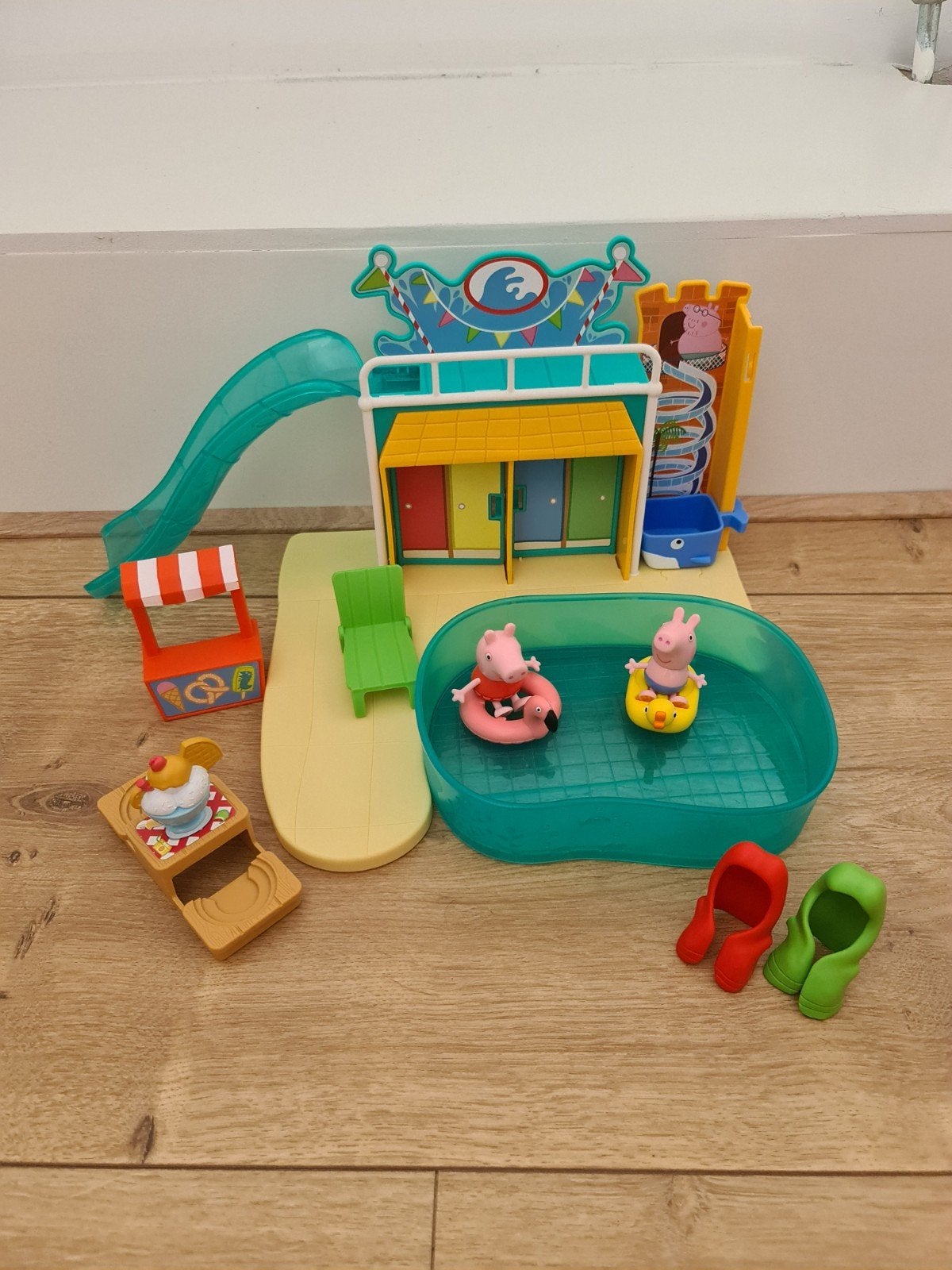 Peppa Pig Waterpark Speelset - Zo goed als nieuw, Ophalen, Zo goed als nieuw, Overige typen
