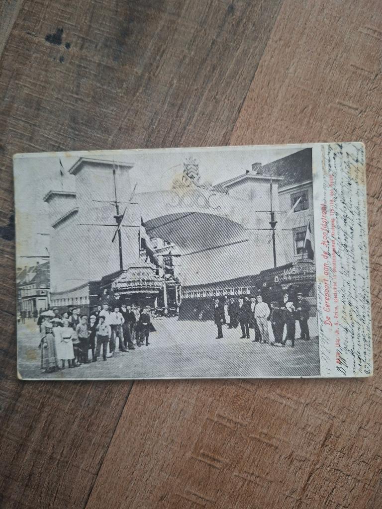 den helder, Verzamelen, Ansichtkaarten | Nederland, Ophalen of Verzenden, Voor 1920, Gelopen, Noord-Holland