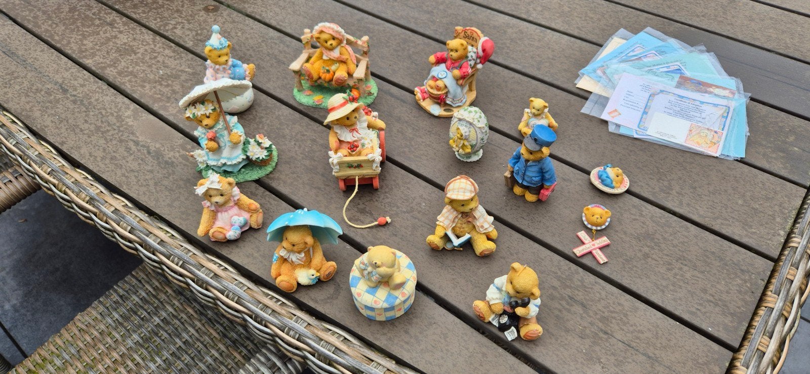Grote collectie Cherished Teddies beeldjes (13 stuks), Ophalen of Verzenden