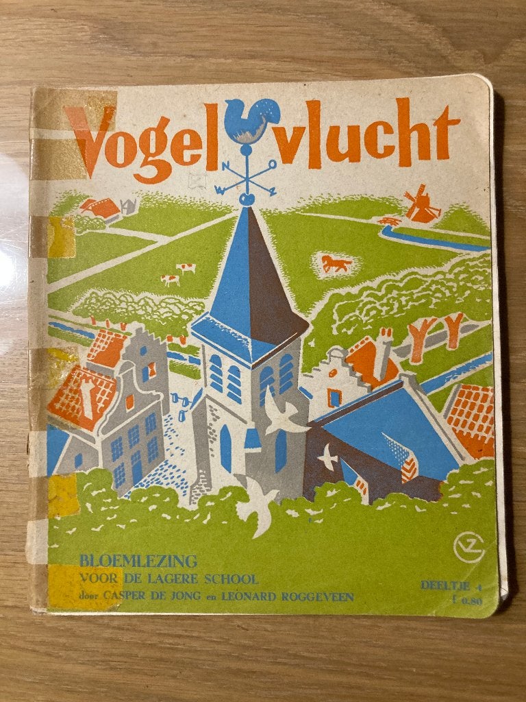 Vogelvlucht - Bloemlezing voor de Lagere School, Ophalen of Verzenden, Casper de Jong en Leonard Roggeveen