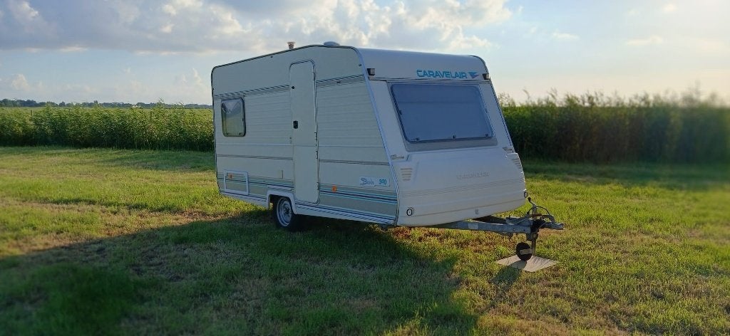 Caravelair Bamba 390 voortent/luifel/ fietsenrek, Vast bed, Standaardzit, 500 - 750 kg, Caravelair