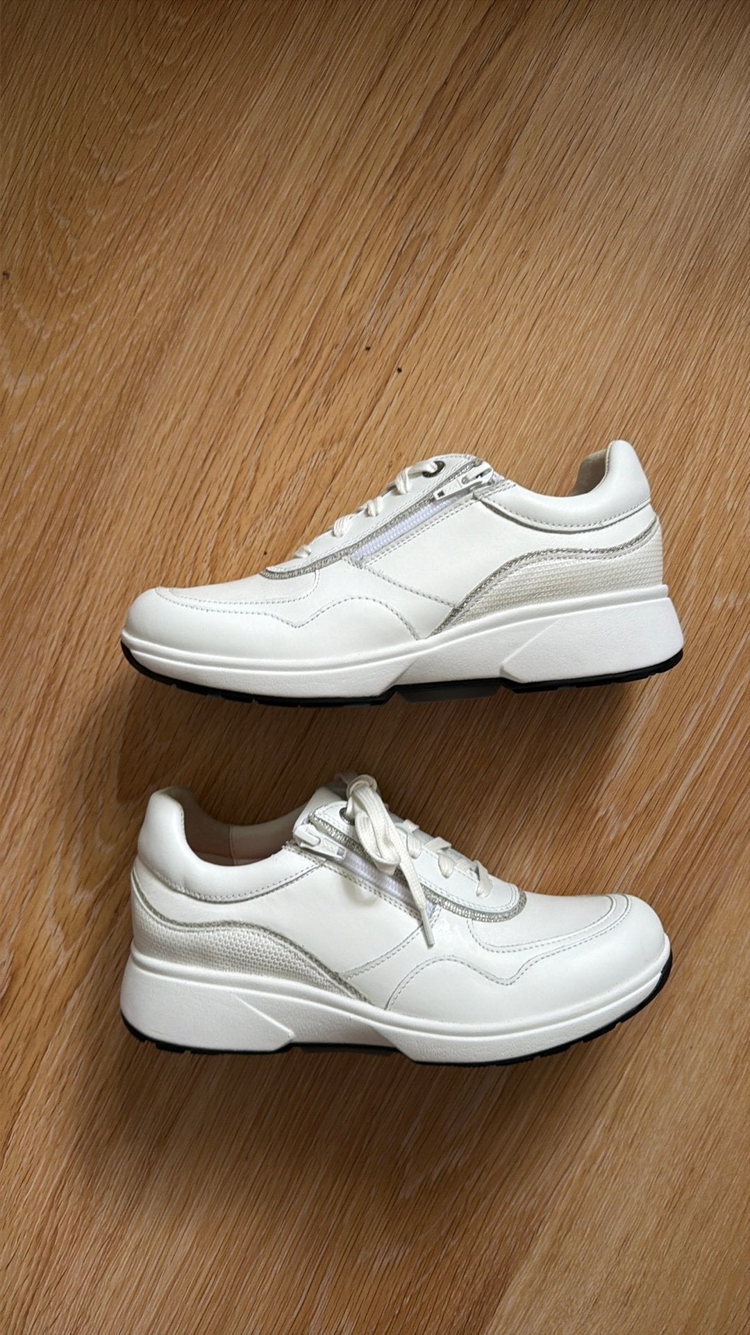 Witte sneakers van Xsensible Stretchwalker 38, nieuw, rits, Verzenden, Wit, Nieuw, Sneakers of Gympen