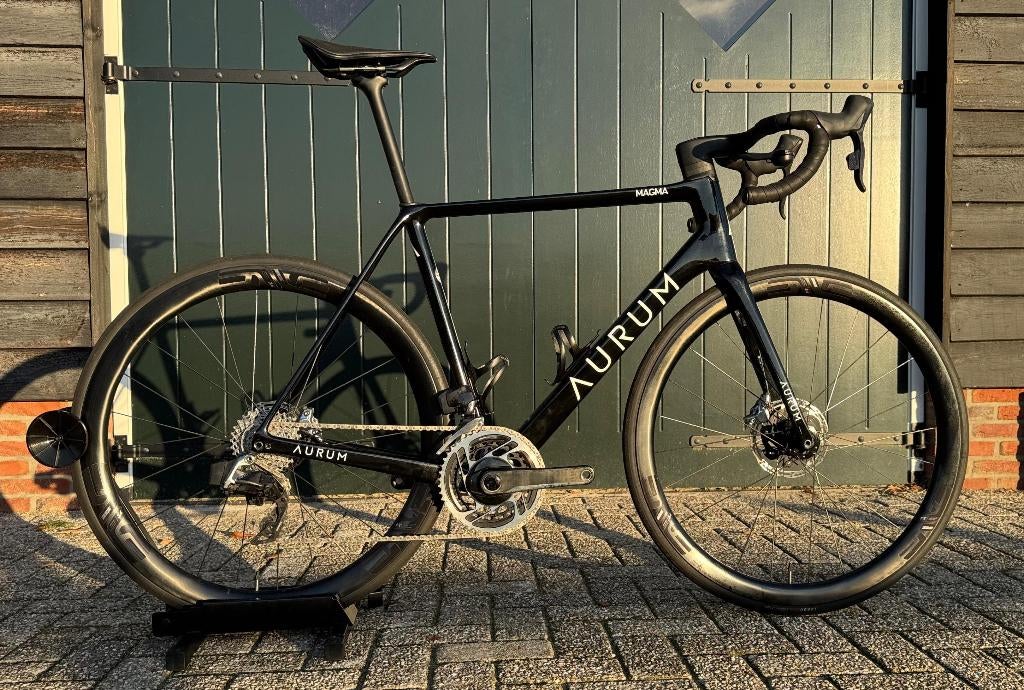 Aurum Magma, maat 56, Red AXS, Enve, Chris King, 28 inch, Carbon, Heren, Zo goed als nieuw