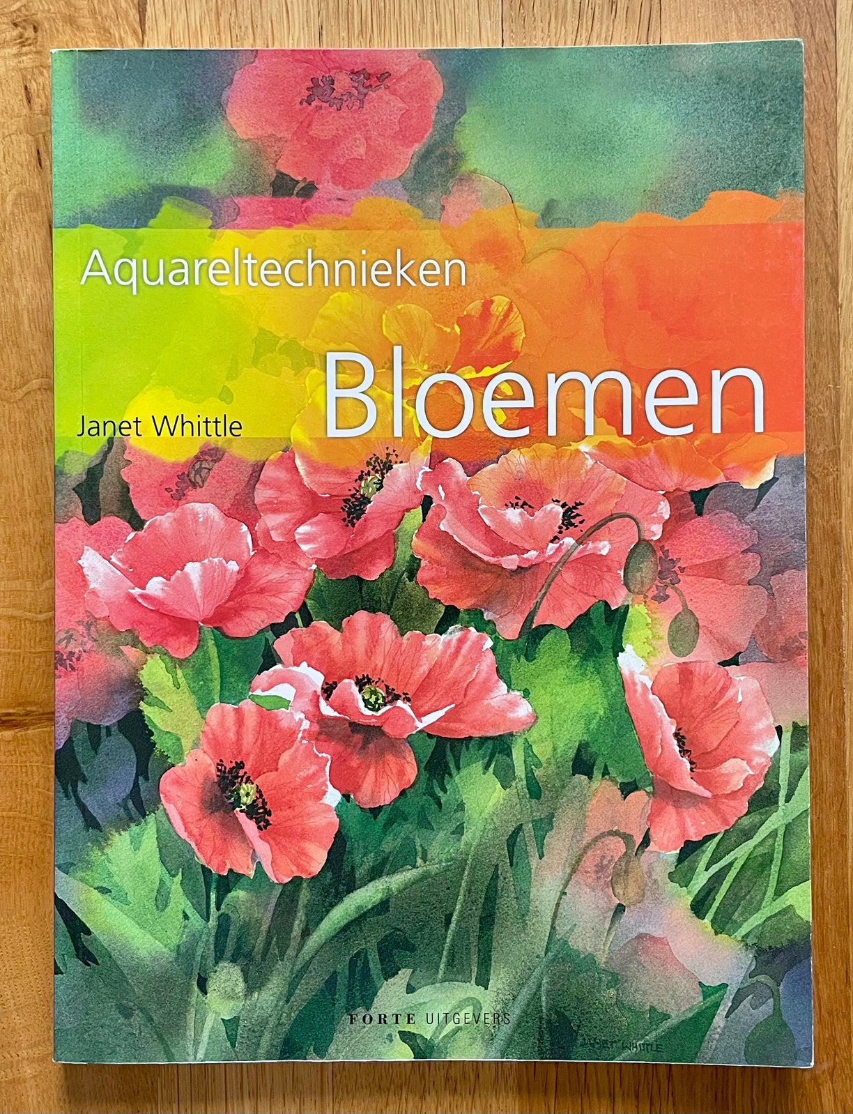 Aquareltechnieken Bloemen., Ophalen of Verzenden, Zo goed als nieuw