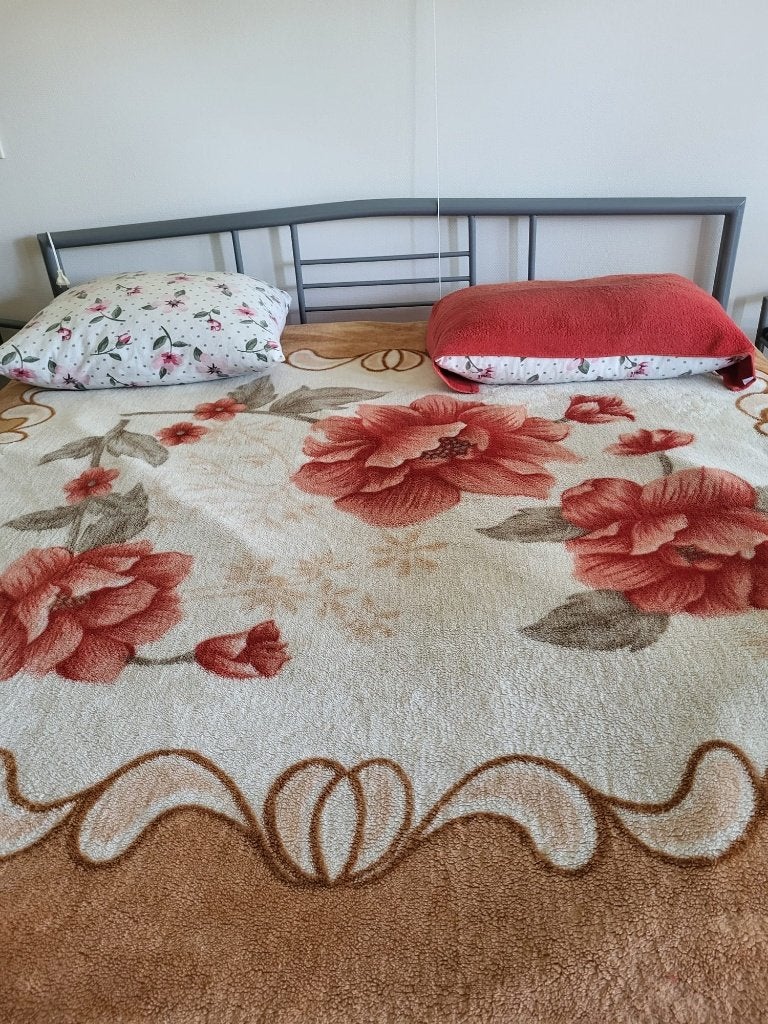 2 persoonsbed, Ophalen, 180 cm, 200 cm, Metaal