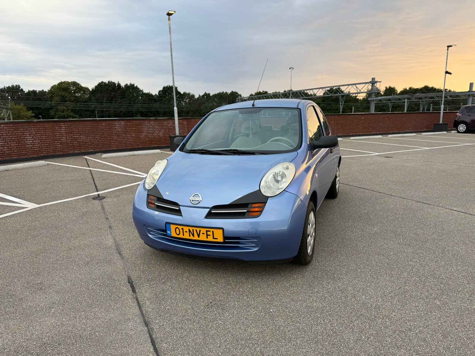 Nissan Micra 1.2 59KW 3DR 2004 NAP, Voorwielaandrijving, 31 €/maand, 4 cilinders, Blauw
