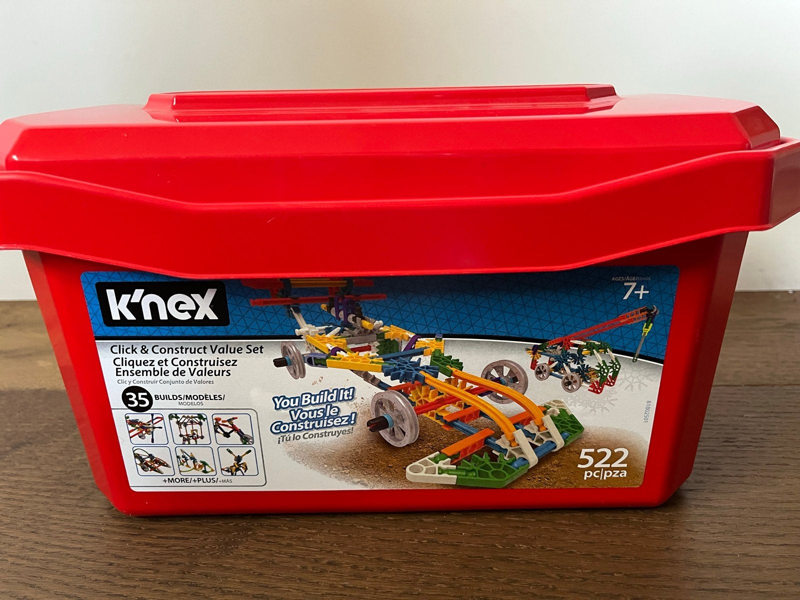 K'nex Click & Construct Value Set - 522 onderdelen, Ophalen, Gebruikt, K'nex