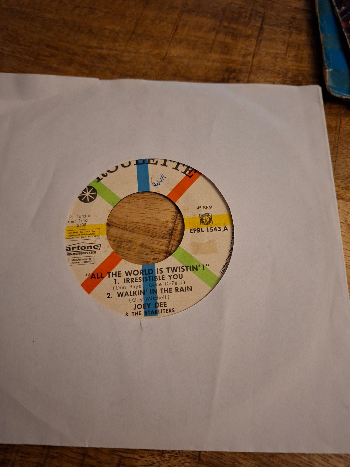 joey dee & the starliters ep / irresistible you, EP, Ophalen of Verzenden, EP