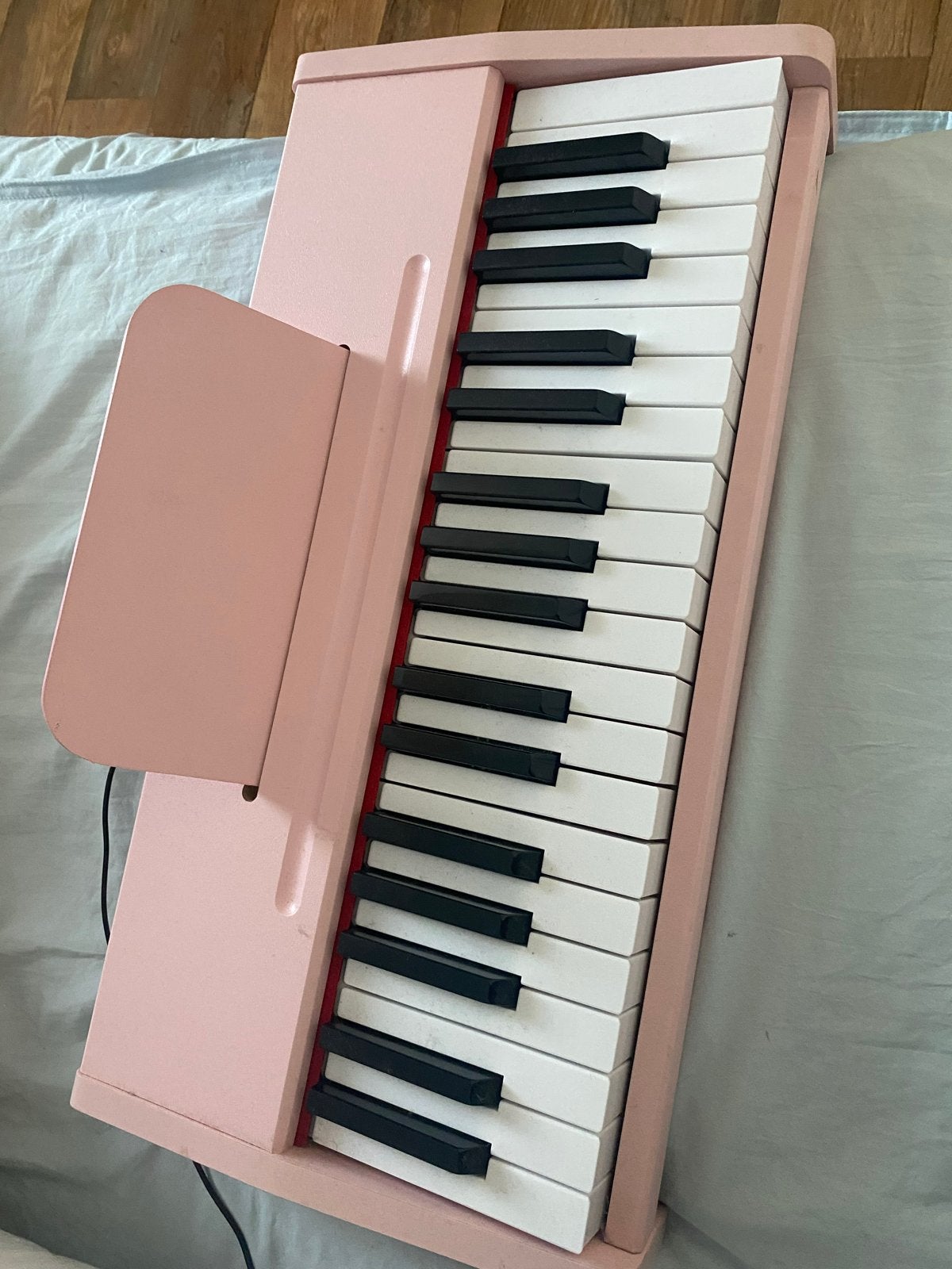 Roze kinder keyboard met 49 toetsen, Ophalen of Verzenden, Gebruikt, 49 toetsen, Overige merken