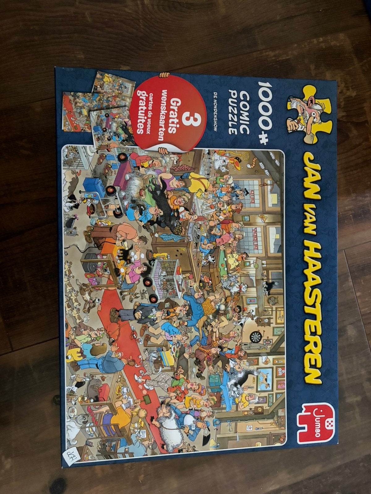 Jan van Haasteren puzzels 1000 stukjes, Ophalen, 500 t/m 1500 stukjes, Zo goed als nieuw