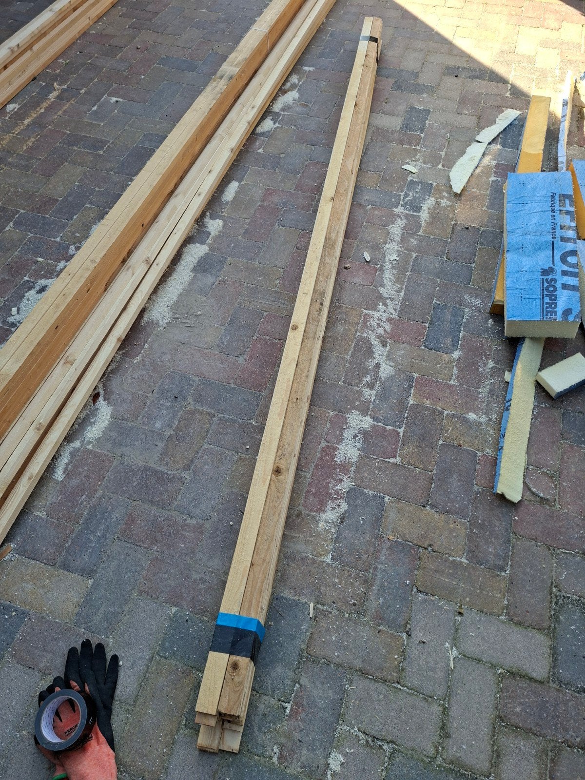 Vuren tengels 3.00m (23 stuks), Doe-het-zelf en Verbouw, Hout en Planken, Ophalen, Minder dan 25 mm, Nieuw, 250 tot 300 cm