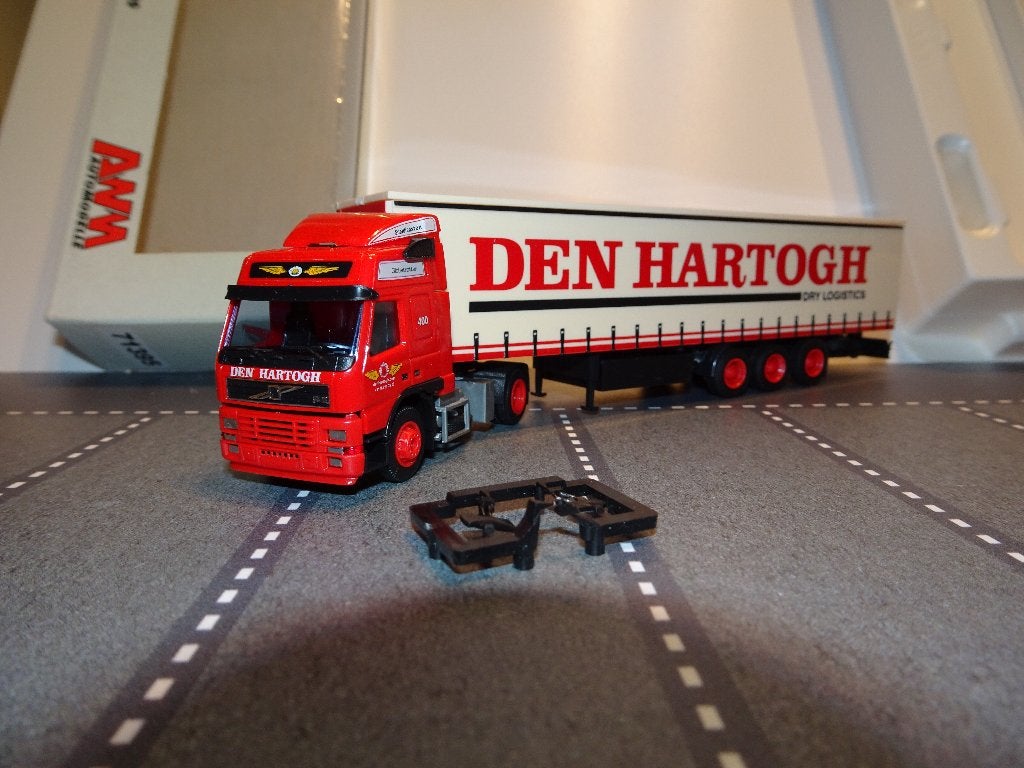 169 awm 71395 volvo fm den hartogh 400 1:87 truck trein, Ophalen of Verzenden, Nieuw, Bus of Vrachtwagen, AWM