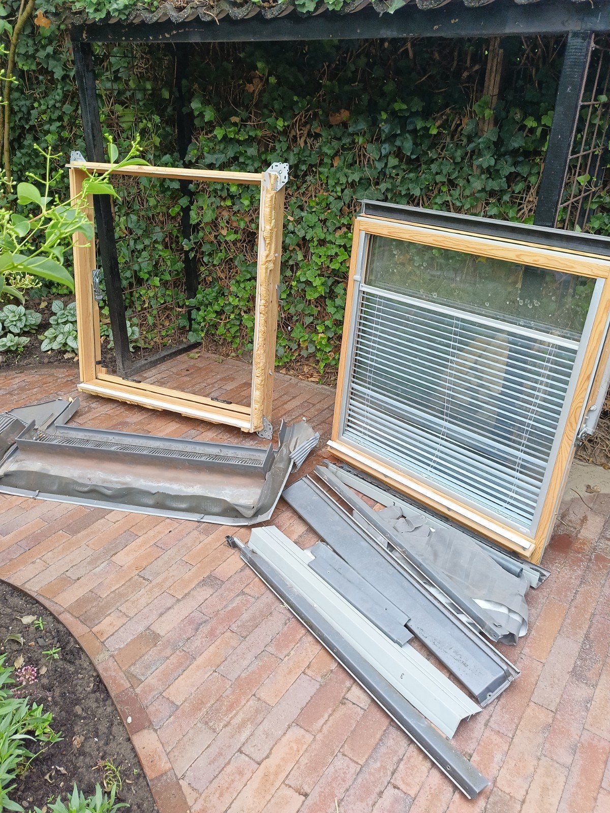 Velux Dakraam GGL S06 3059 met rolluik, Ophalen, Gebruikt, 80 tot 120 cm, 80 tot 120 cm