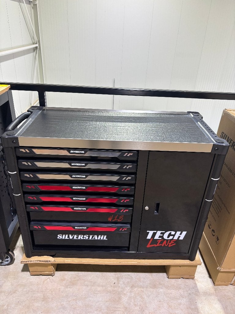 Silverstahl Techline Gereedschapswagen 261-delig | Nieuw, Ophalen of Verzenden, Gevuld, Nieuw