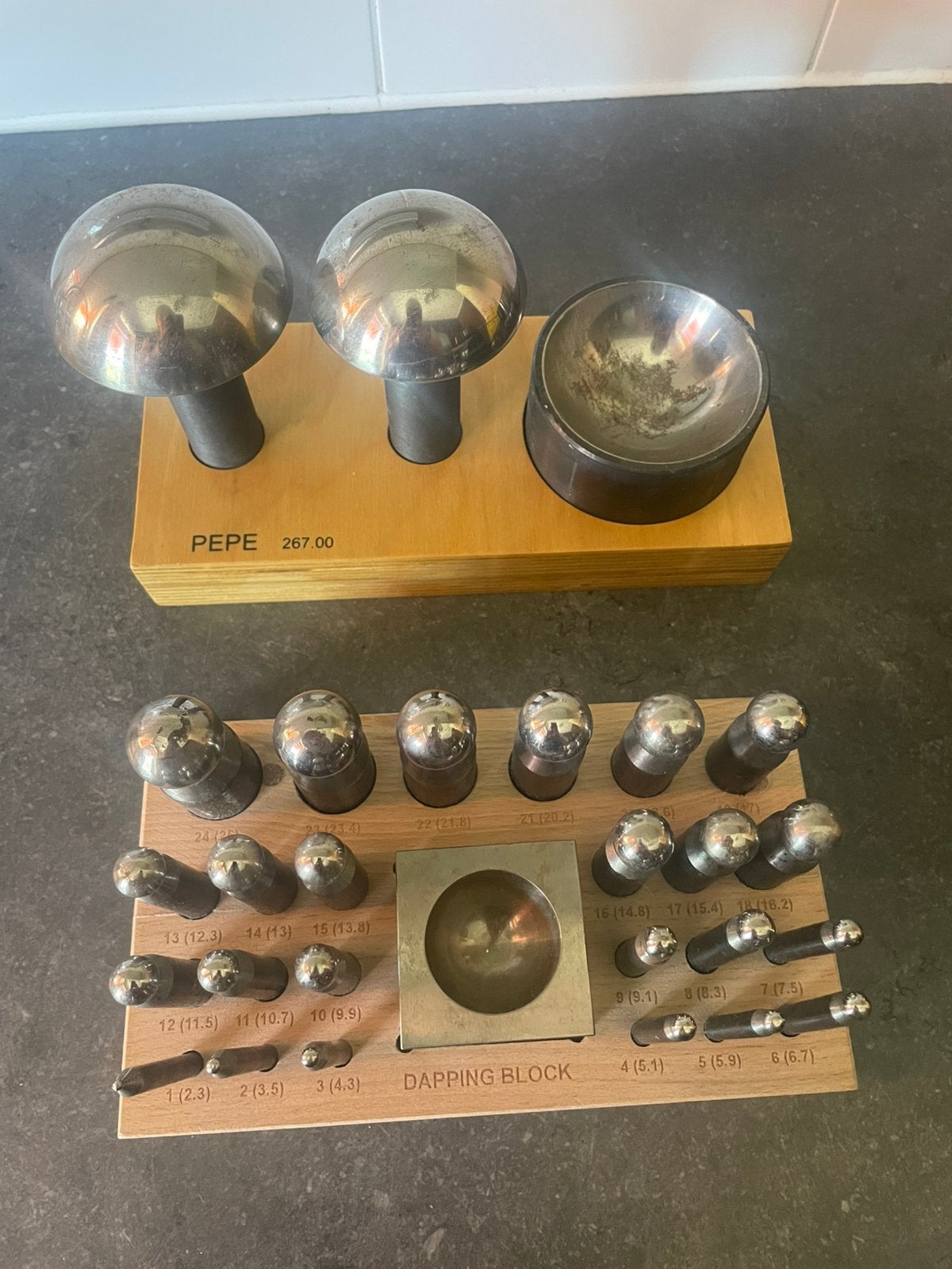 2x Bolponsen set edelsmeden, Ophalen, Nieuw