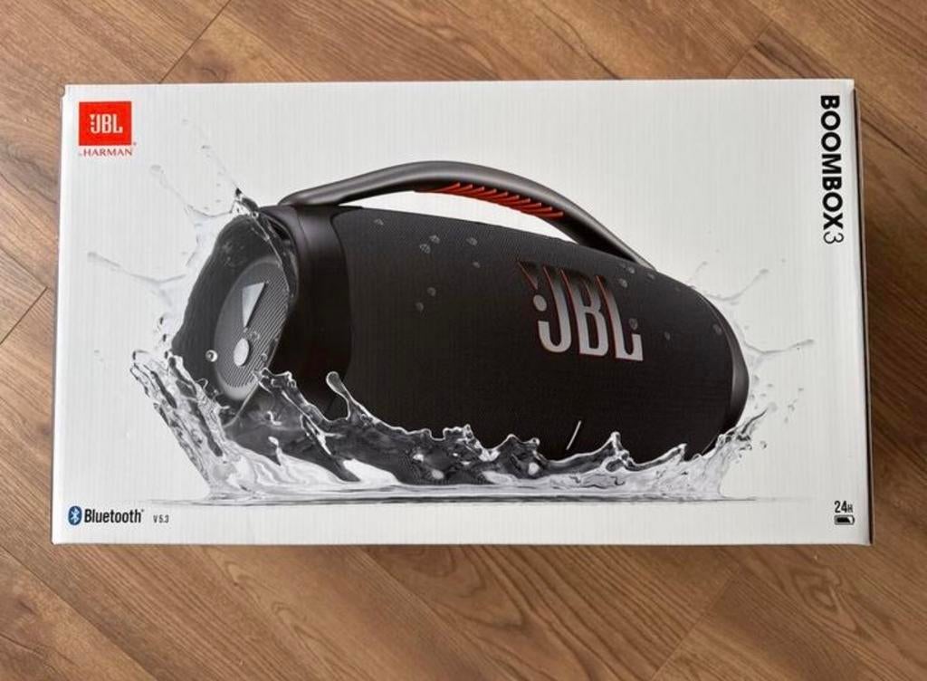 JBL Boombox 3 - Gloednieuw en geseald in doos, Audio, Tv en Foto, Luidsprekers, JBL, Overige typen, Nieuw, Ophalen of Verzenden