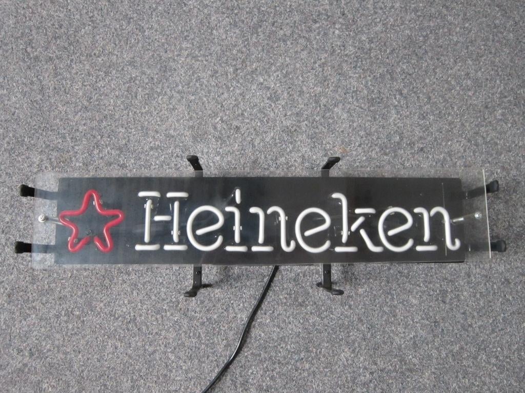 HEINEKEN BIER NEON LICHTRECLAME, Ophalen, Zo goed als nieuw, Overige typen, Heineken