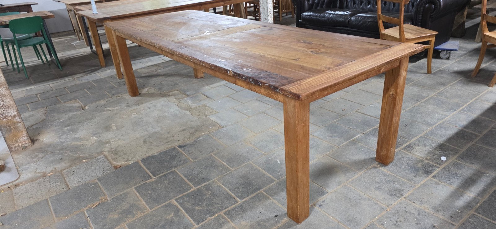 stoere boerentafel 280 cm lang, Gebruikt, 200 cm of meer, Ophalen of Verzenden, 200 cm of meer